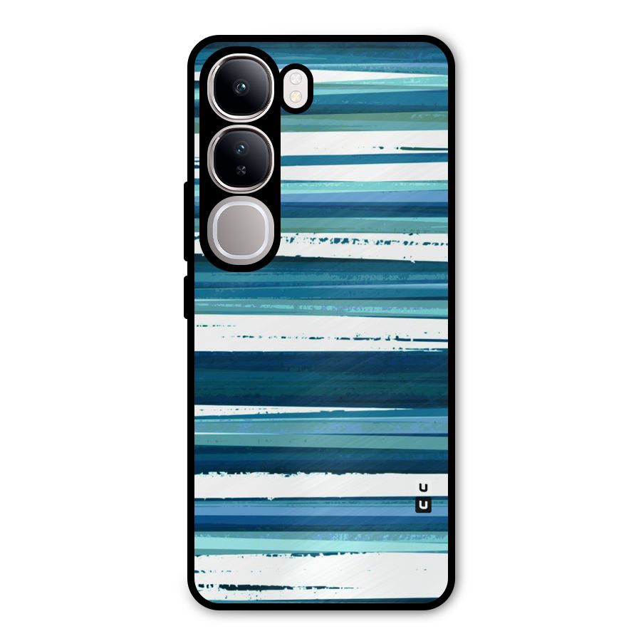 Simple Soothing Lines Metal Back Case for Vivo Y300