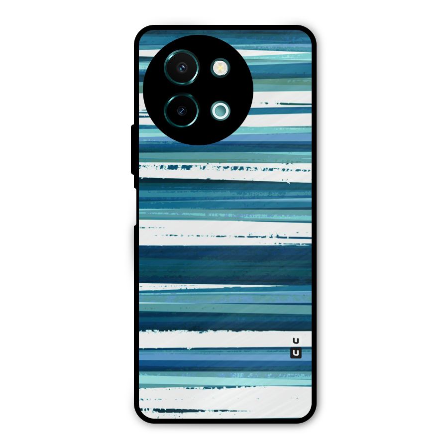 Simple Soothing Lines Metal Back Case for Vivo Y58