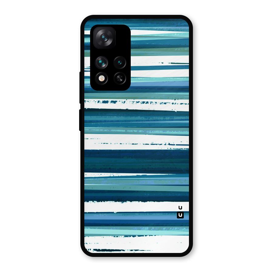 Simple Soothing Lines Metal Back Case for Xiaomi 11i Hypercharge 5G