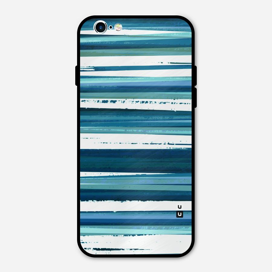 Simple Soothing Lines Metal Back Case for iPhone 6 6s