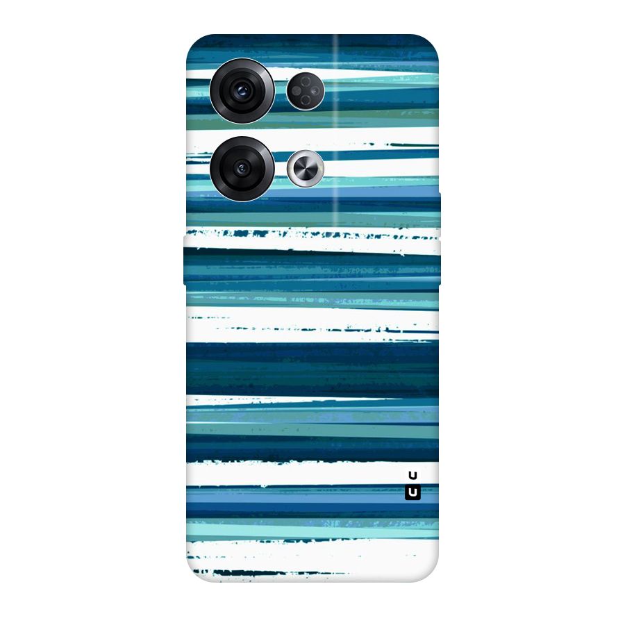 Simple Soothing Lines Original Polycarbonate Back Case for Oppo Reno8 Pro 5G