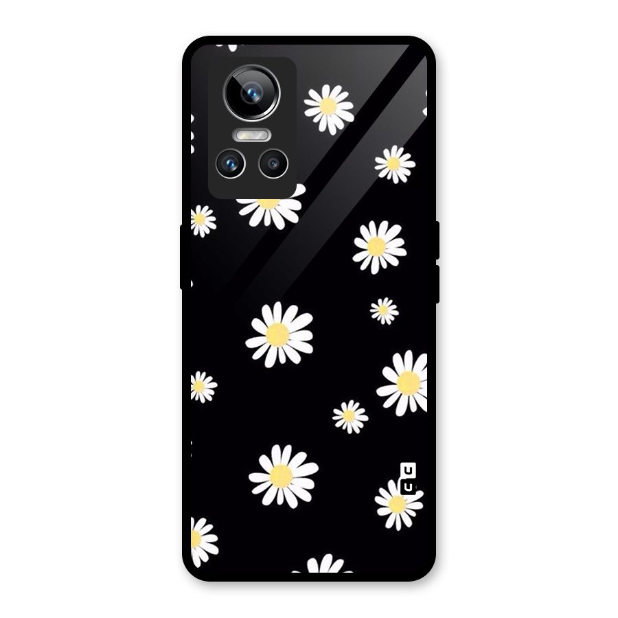 Simple Sunflowers Pattern Glass Back Case for Realme GT Neo 3