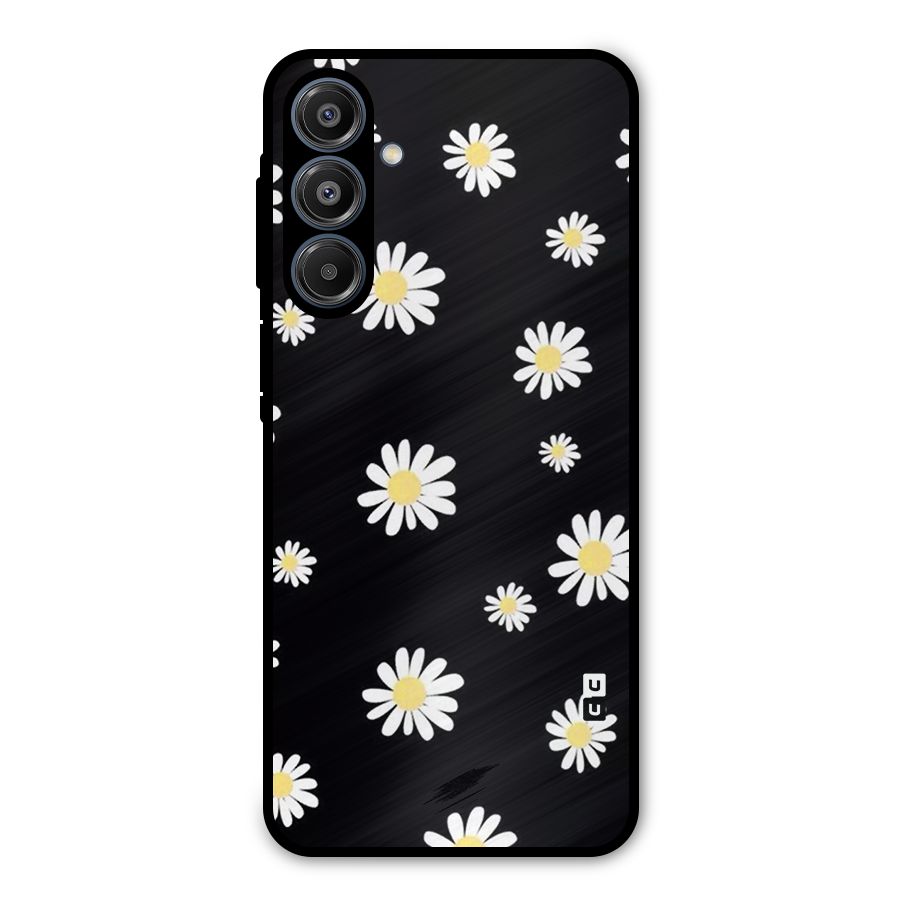 Simple Sunflowers Pattern Metal Back Case for Galaxy A16 5G