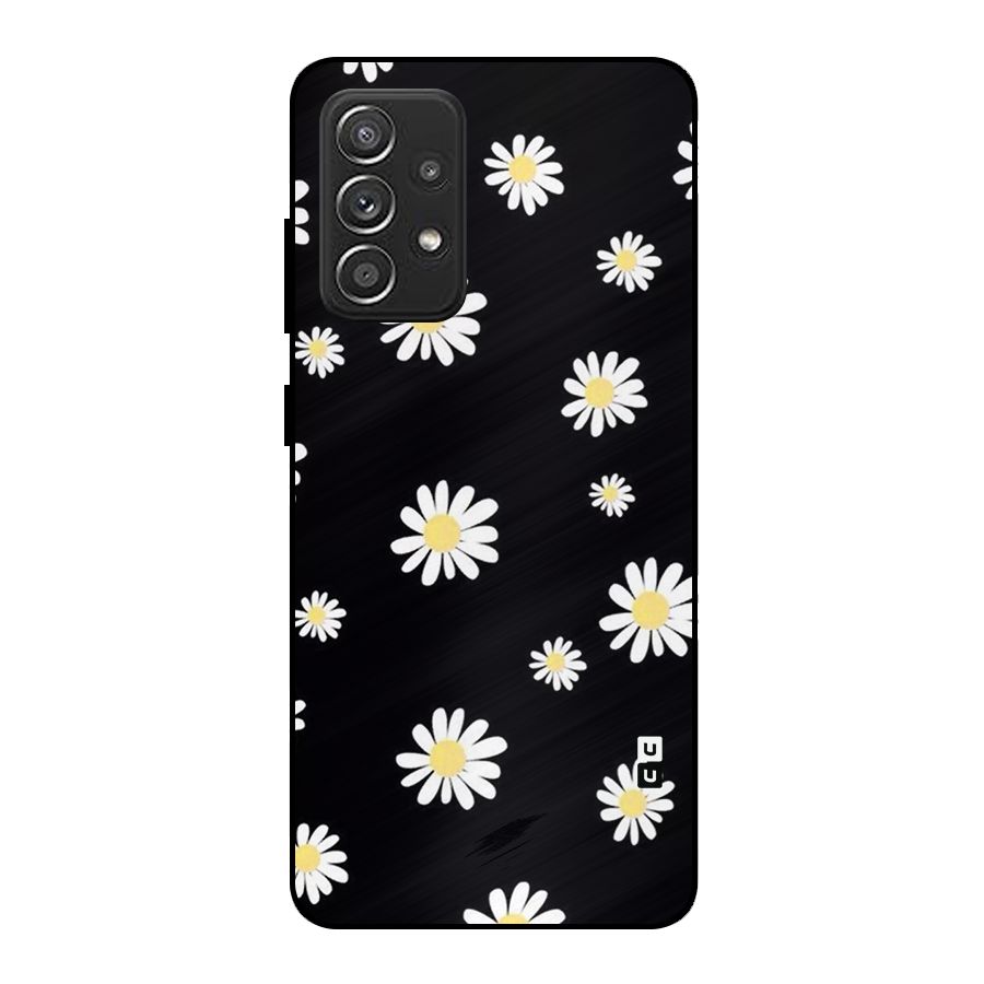 Simple Sunflowers Pattern Metal Back Case for Galaxy A52s 5G