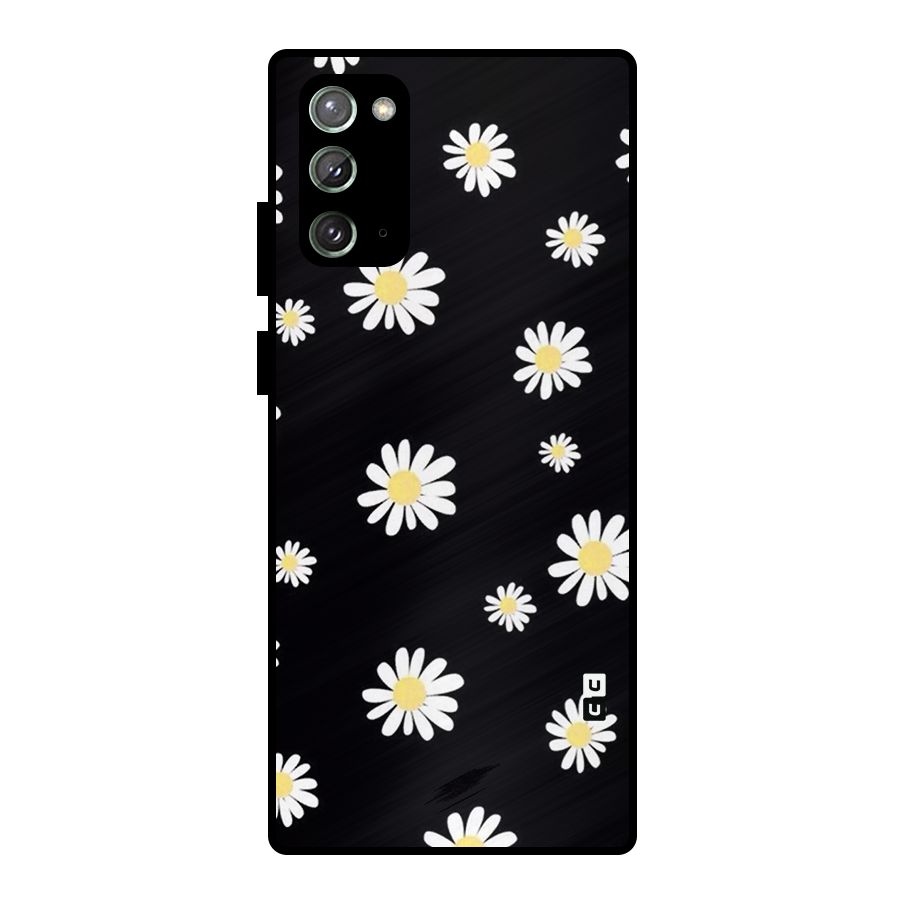 Simple Sunflowers Pattern Metal Back Case for Galaxy Note 20