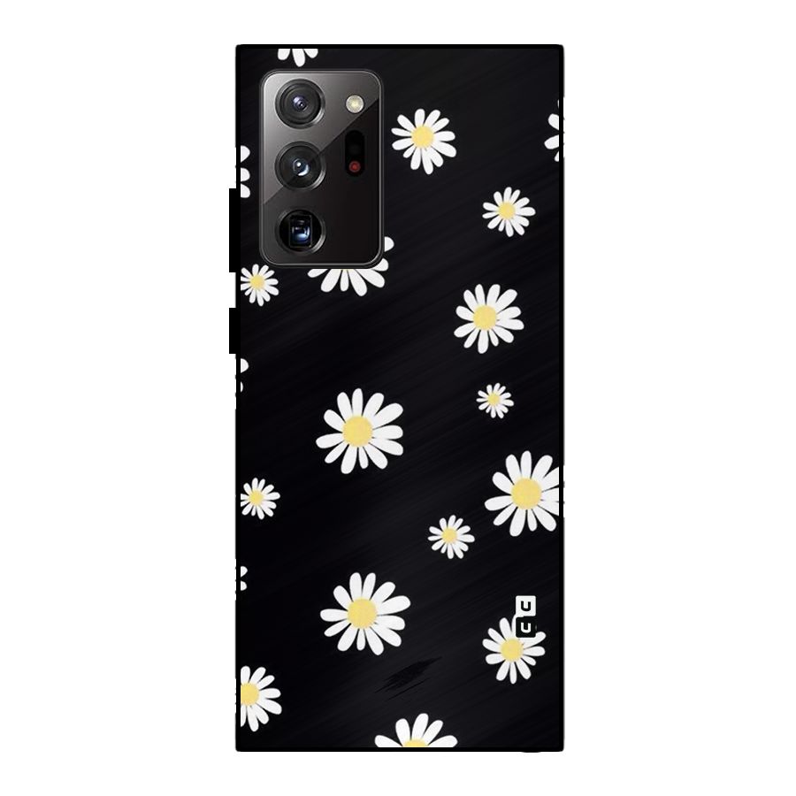 Simple Sunflowers Pattern Metal Back Case for Galaxy Note 20 Ultra