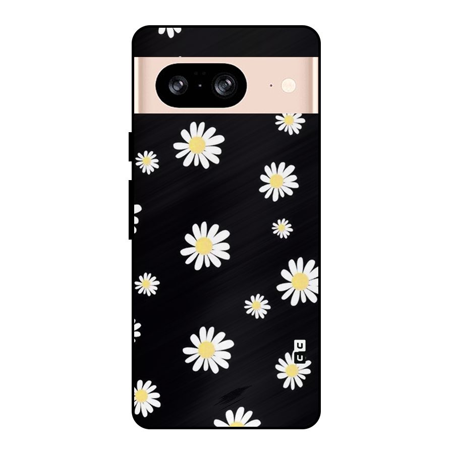 Simple Sunflowers Pattern Metal Back Case for Google Pixel 8