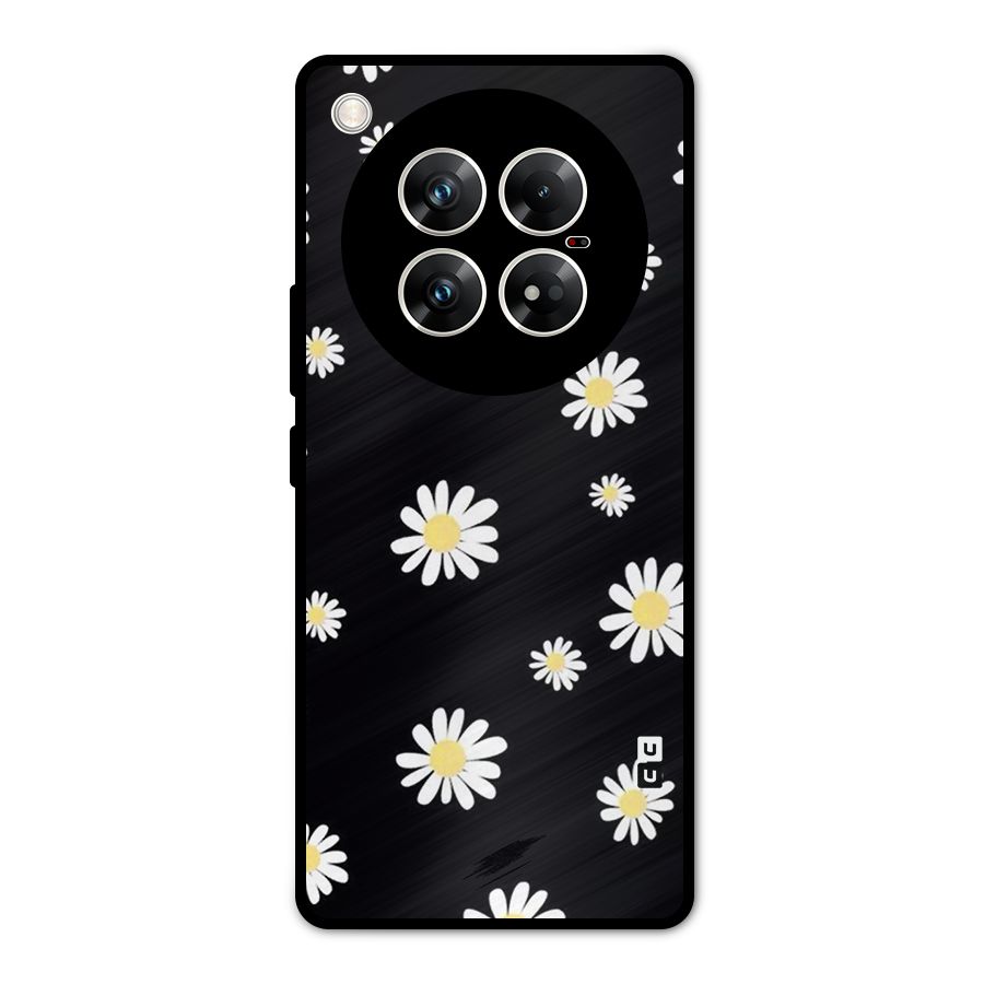 Simple Sunflowers Pattern Metal Back Case for Infinix Zero 40 5G