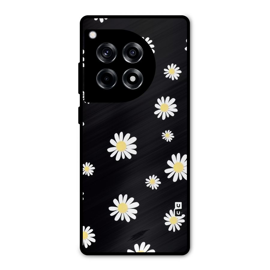 Simple Sunflowers Pattern Metal Back Case for OnePlus 12R