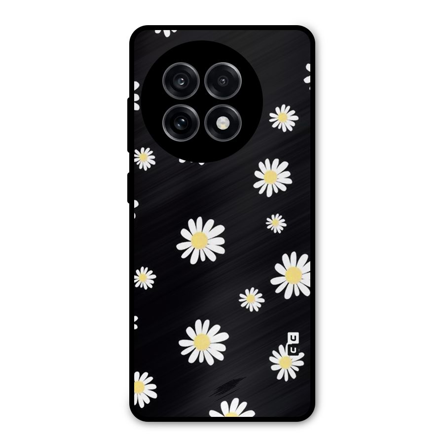 Simple Sunflowers Pattern Metal Back Case for OnePlus 13R