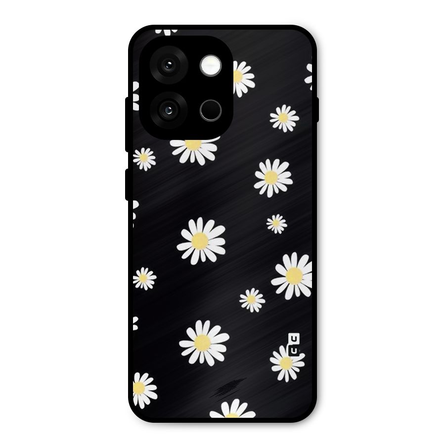 Simple Sunflowers Pattern Metal Back Case for OnePlus 13s
