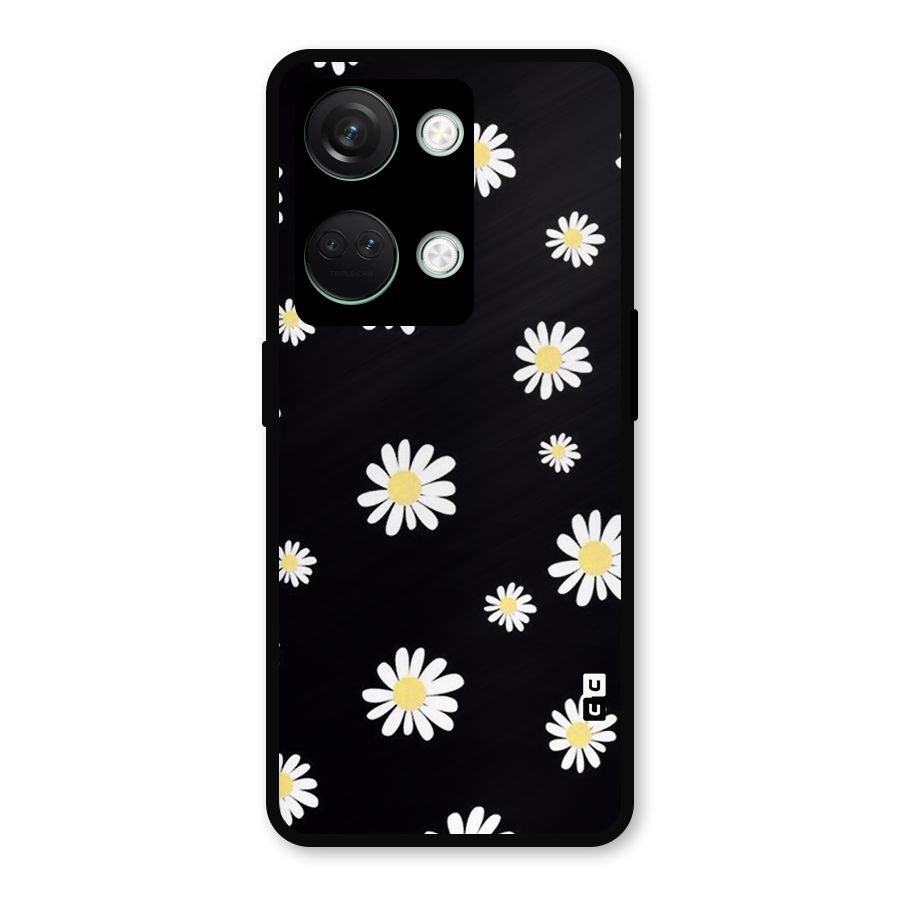 Simple Sunflowers Pattern Metal Back Case for OnePlus Nord 3