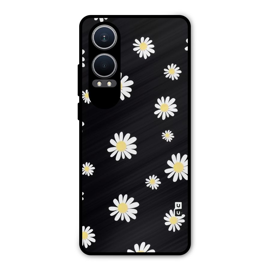 Simple Sunflowers Pattern Metal Back Case for OnePlus Nord CE4 Lite