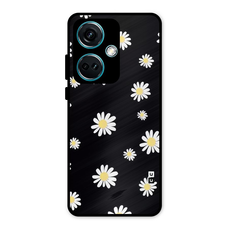 Simple Sunflowers Pattern Metal Back Case for OnePlus Nord CE 3 5G