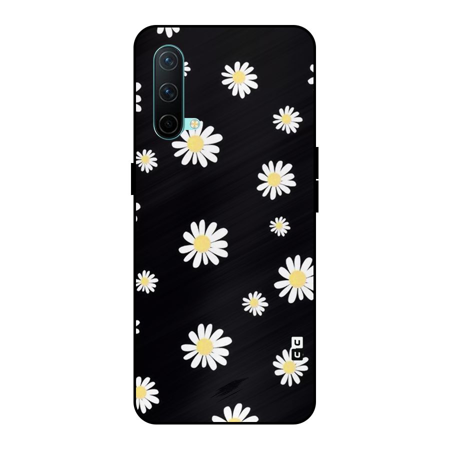 Simple Sunflowers Pattern Metal Back Case for OnePlus Nord CE 5G