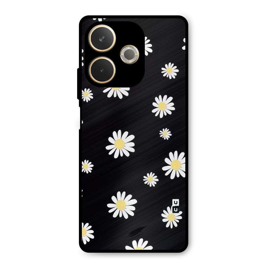 Simple Sunflowers Pattern Metal Back Case for Oppo A5 Pro