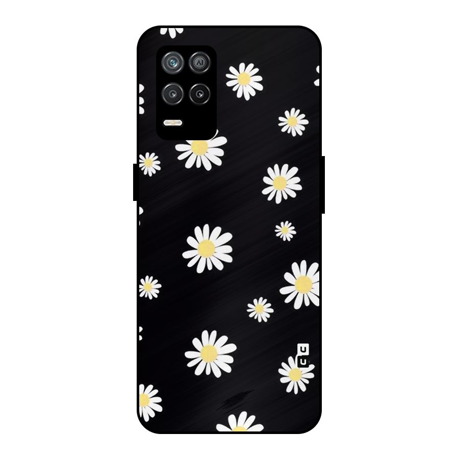 Simple Sunflowers Pattern Metal Back Case for Realme 9 5G