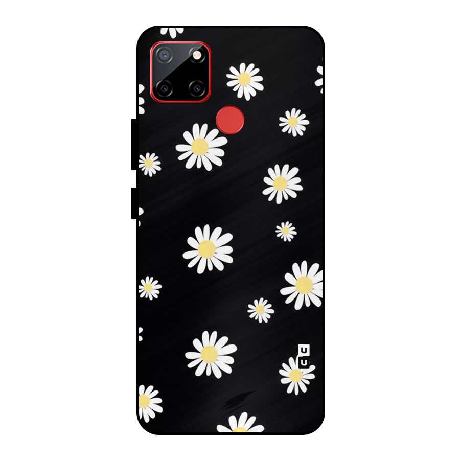 Simple Sunflowers Pattern Metal Back Case for Realme C12