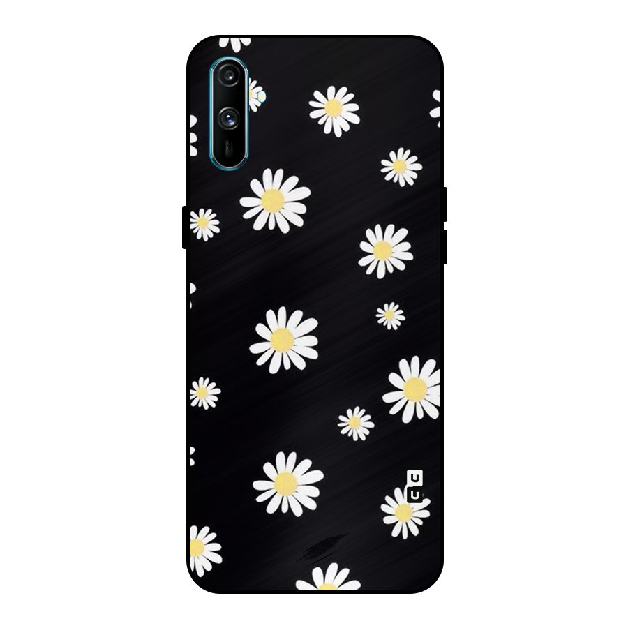 Simple Sunflowers Pattern Metal Back Case for Realme C3