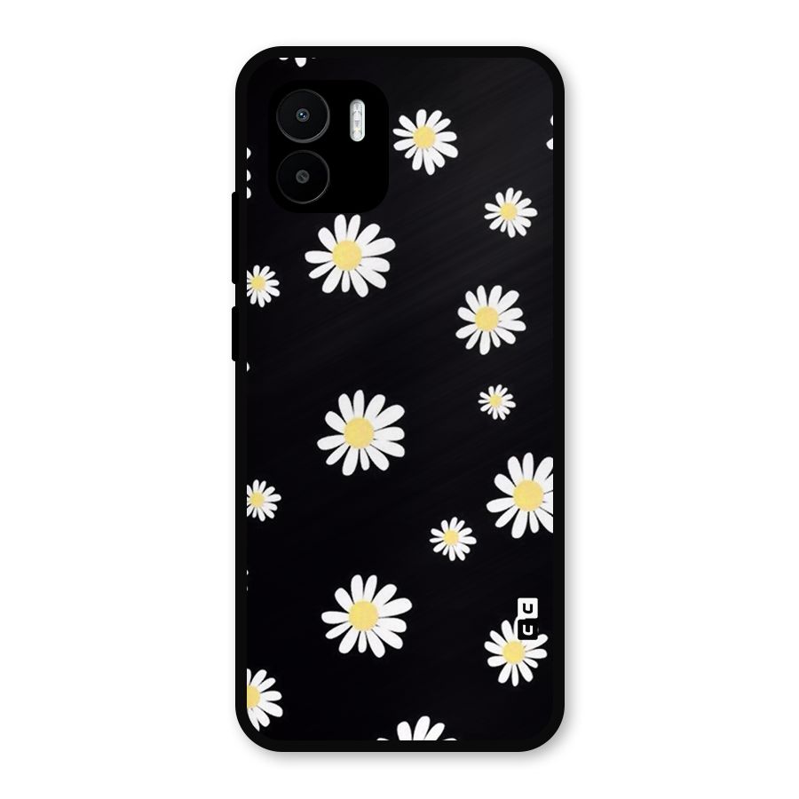 Simple Sunflowers Pattern Metal Back Case for Redmi A2