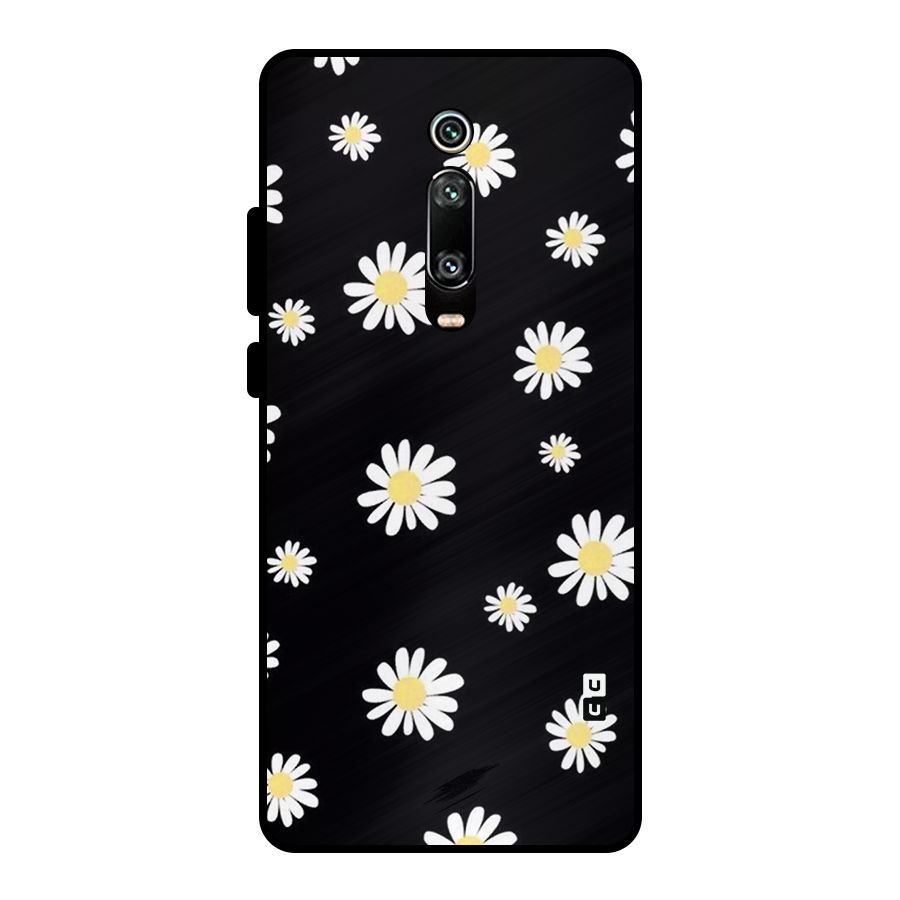 Simple Sunflowers Pattern Metal Back Case for Redmi K20 Pro