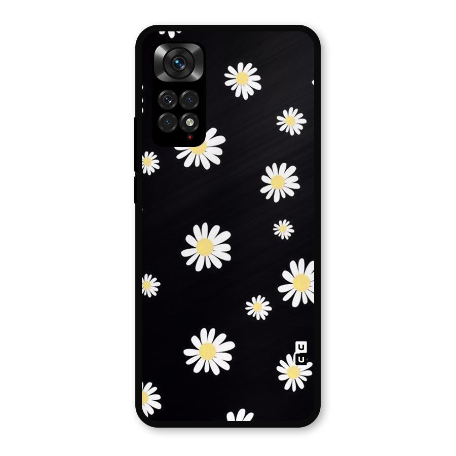 Simple Sunflowers Pattern Metal Back Case for Redmi Note 11