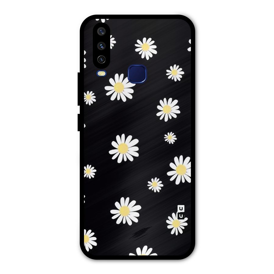 Simple Sunflowers Pattern Metal Back Case for Vivo V17