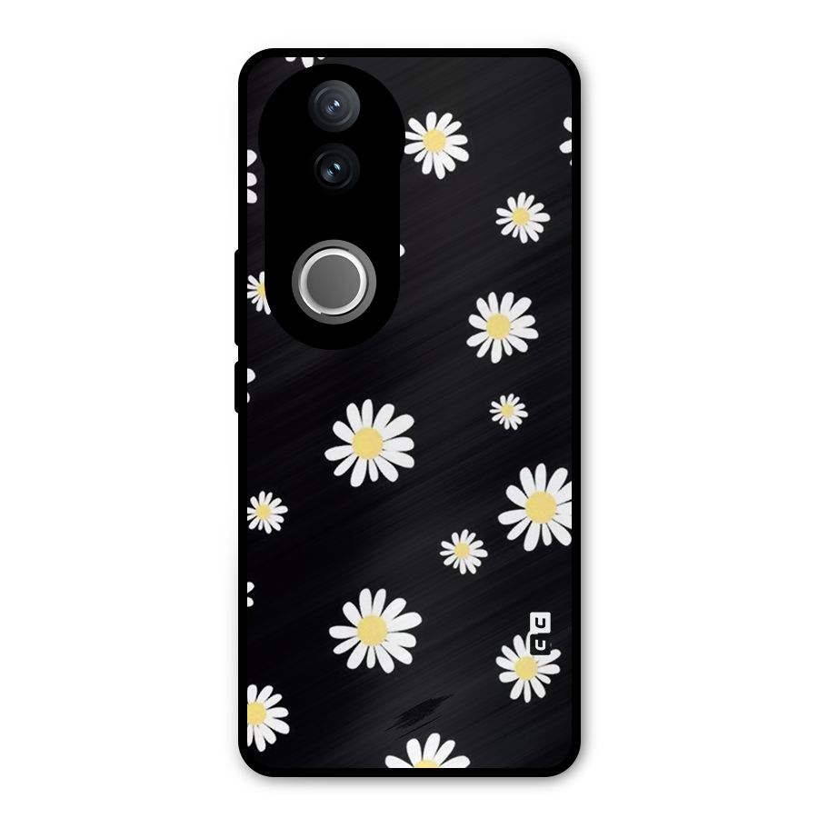 Simple Sunflowers Pattern Metal Back Case for Vivo V50