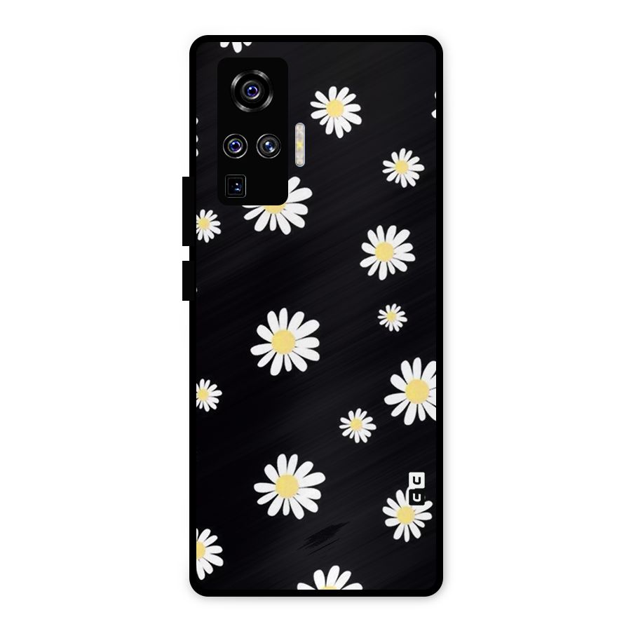 Simple Sunflowers Pattern Metal Back Case for Vivo X50 Pro