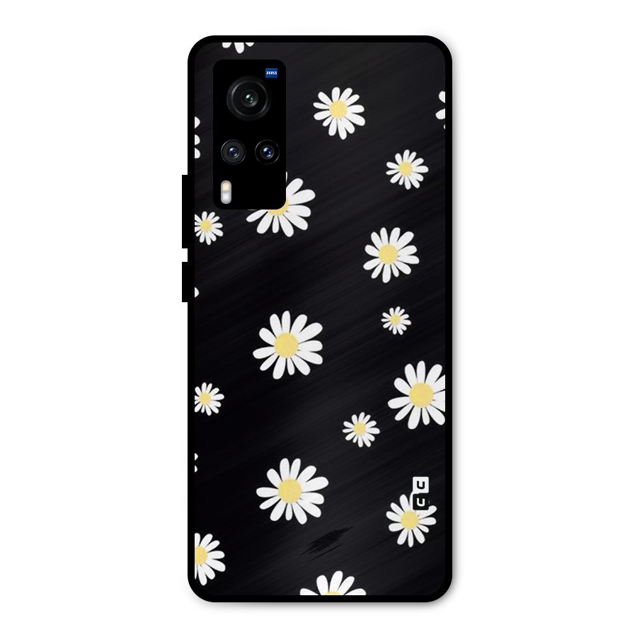 Simple Sunflowers Pattern Metal Back Case for Vivo X60