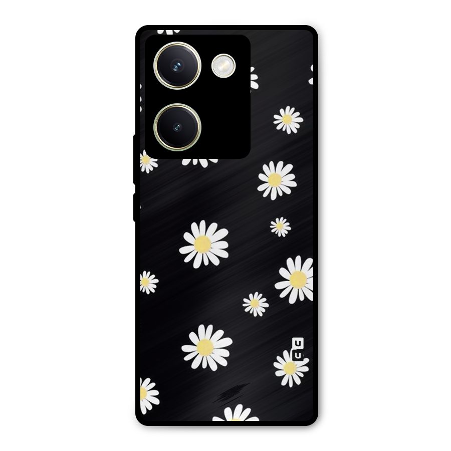 Simple Sunflowers Pattern Metal Back Case for Vivo Y200 Pro