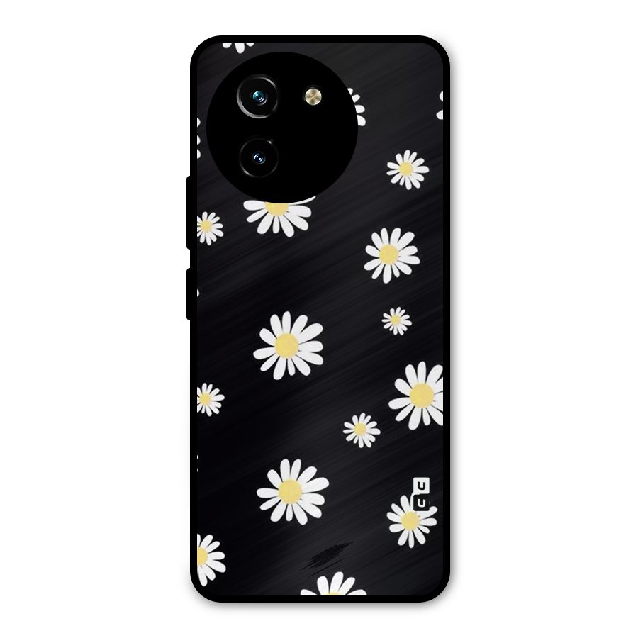 Simple Sunflowers Pattern Metal Back Case for Vivo Y200i