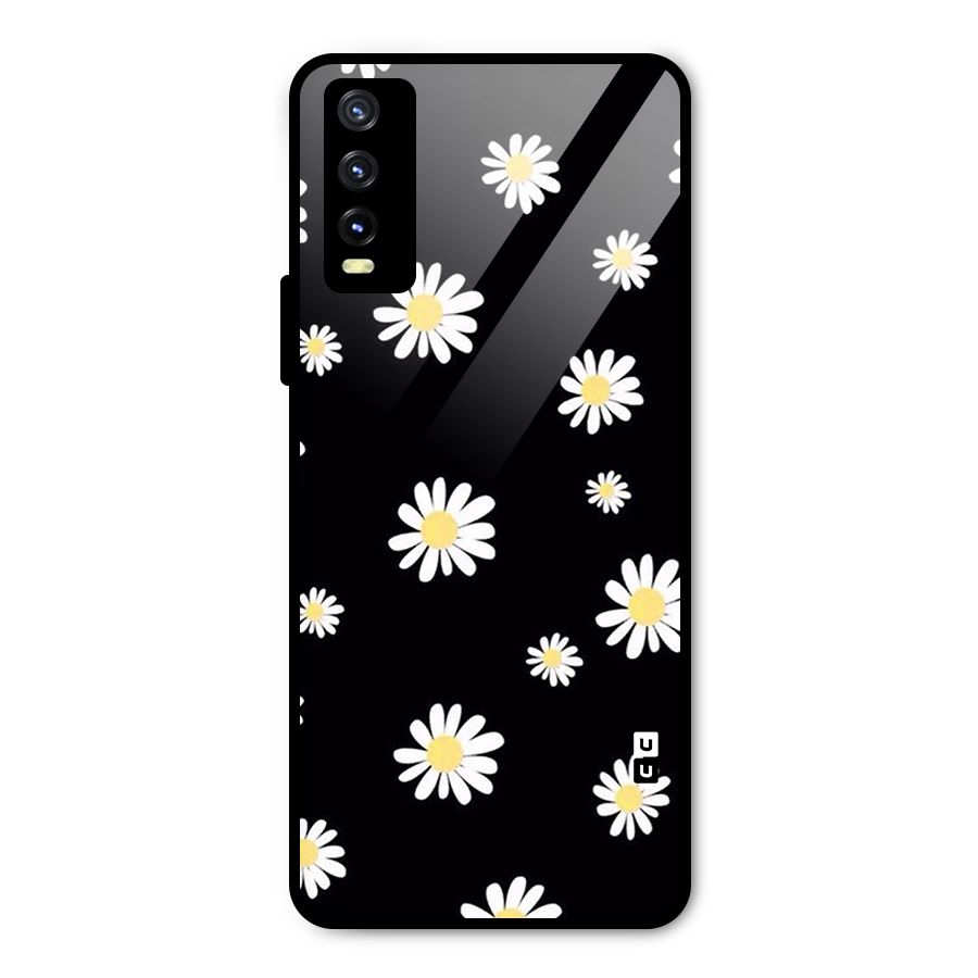 Simple Sunflowers Pattern Metal Back Case for Vivo Y20g