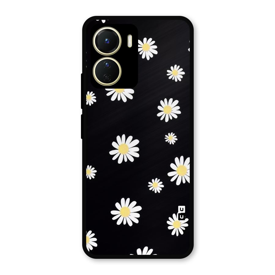 Simple Sunflowers Pattern Metal Back Case for Vivo Y56