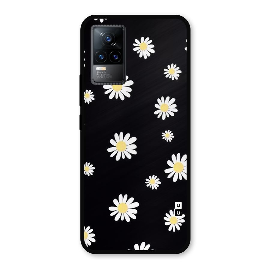 Simple Sunflowers Pattern Metal Back Case for Vivo Y73