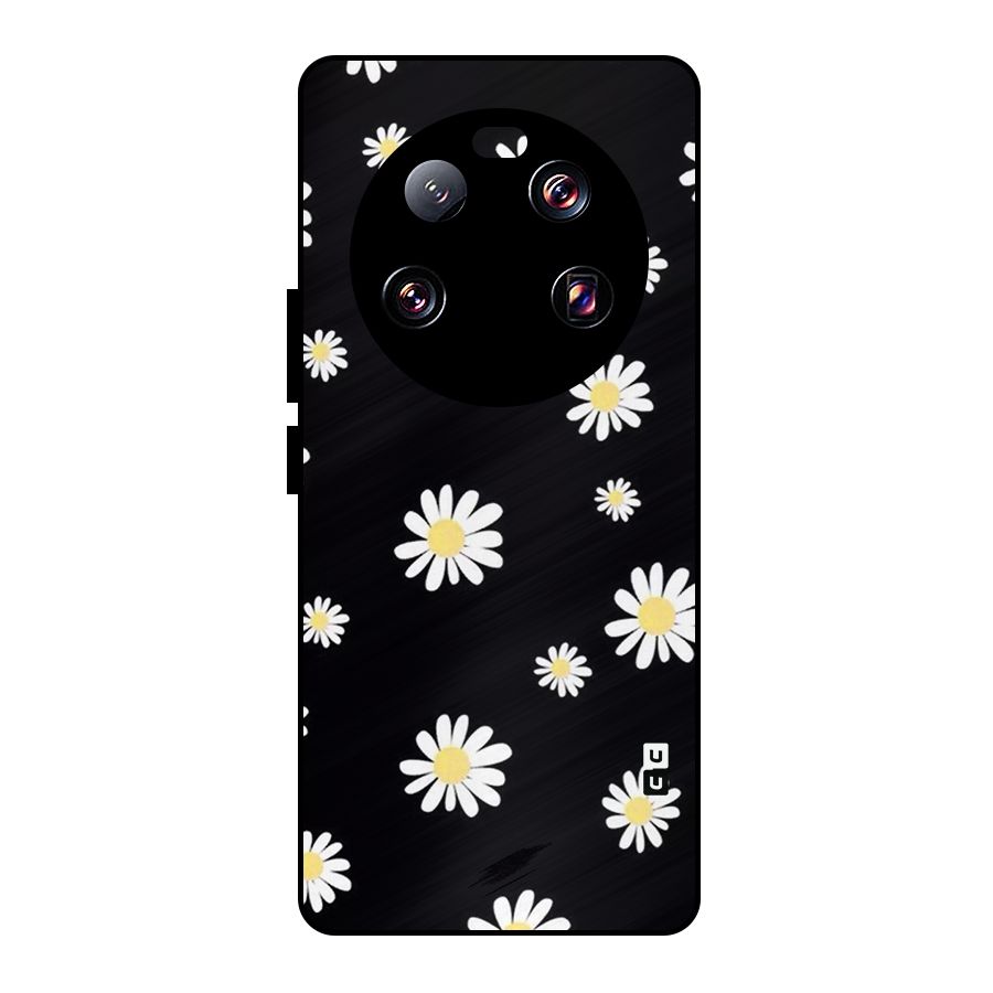 Simple Sunflowers Pattern Metal Back Case for Xiaomi 13 Ultra