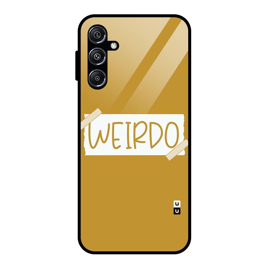 Simple Weirdo Glass Back Case for Galaxy M34 5G