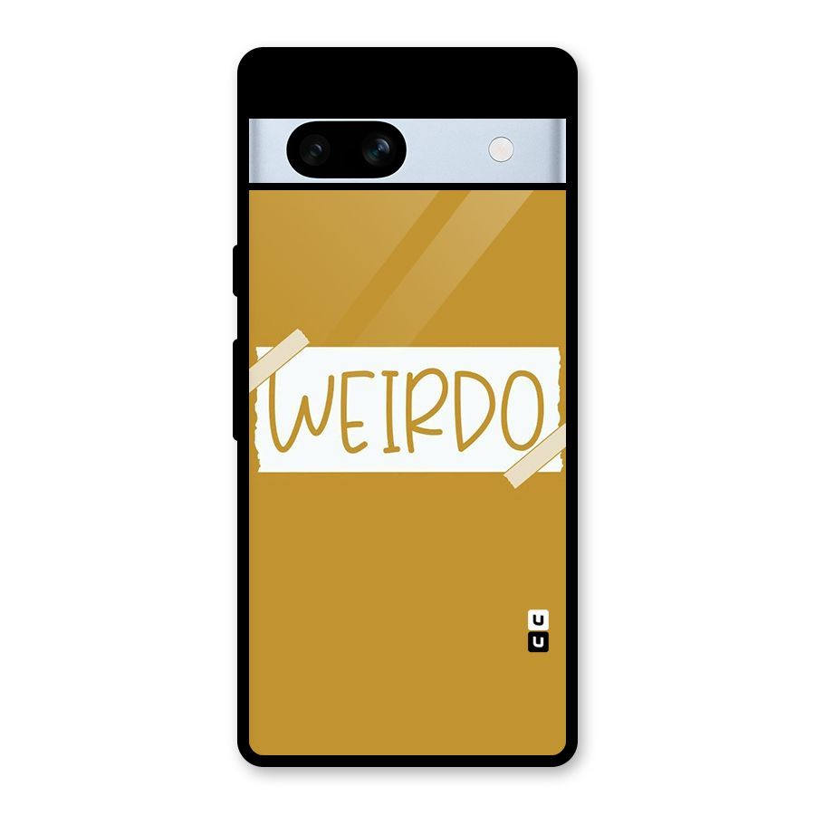 Simple Weirdo Glass Back Case for Google Pixel 7a