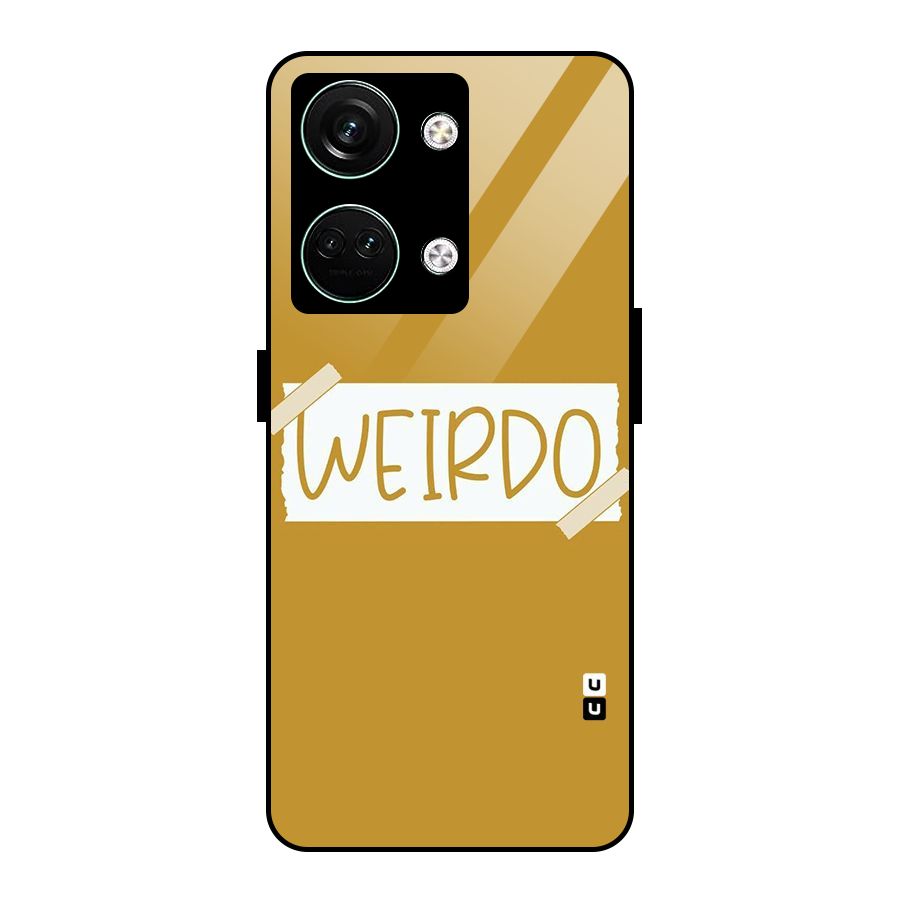 Simple Weirdo Glass Back Case for Oneplus Nord 3