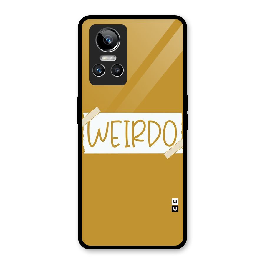 Simple Weirdo Glass Back Case for Realme GT Neo 3