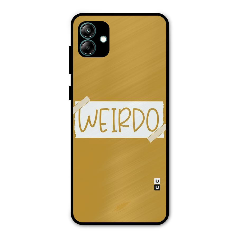 Simple Weirdo Metal Back Case for Galaxy A04