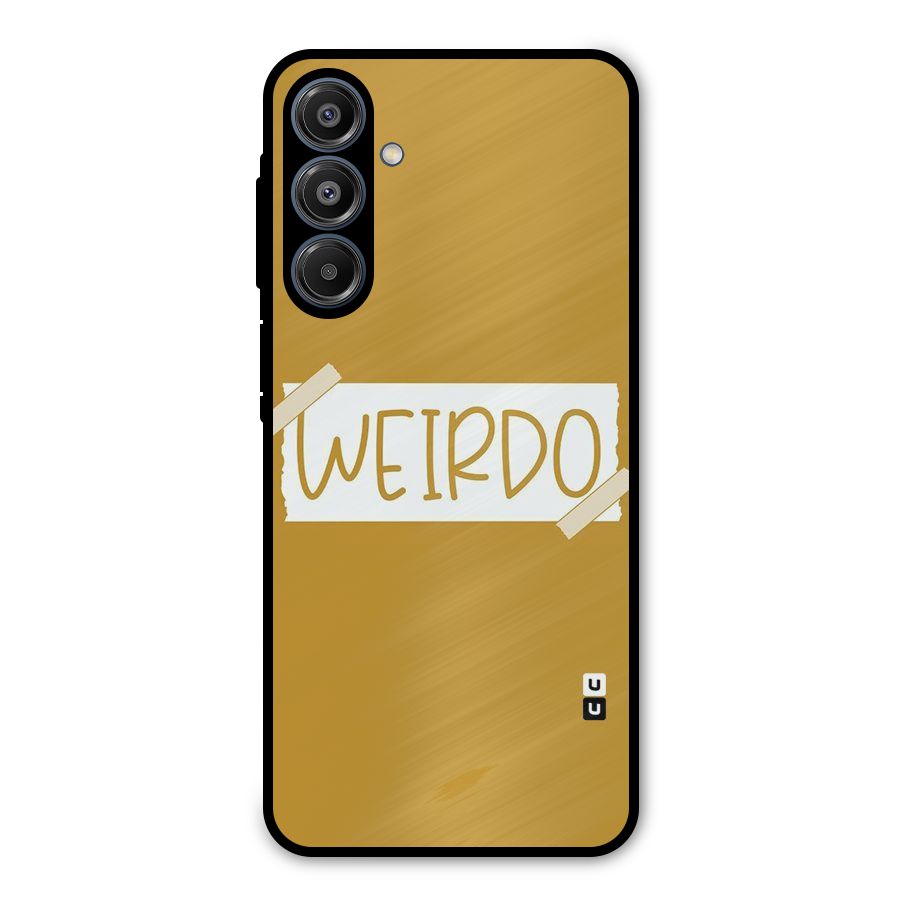 Simple Weirdo Metal Back Case for Galaxy A16 5G