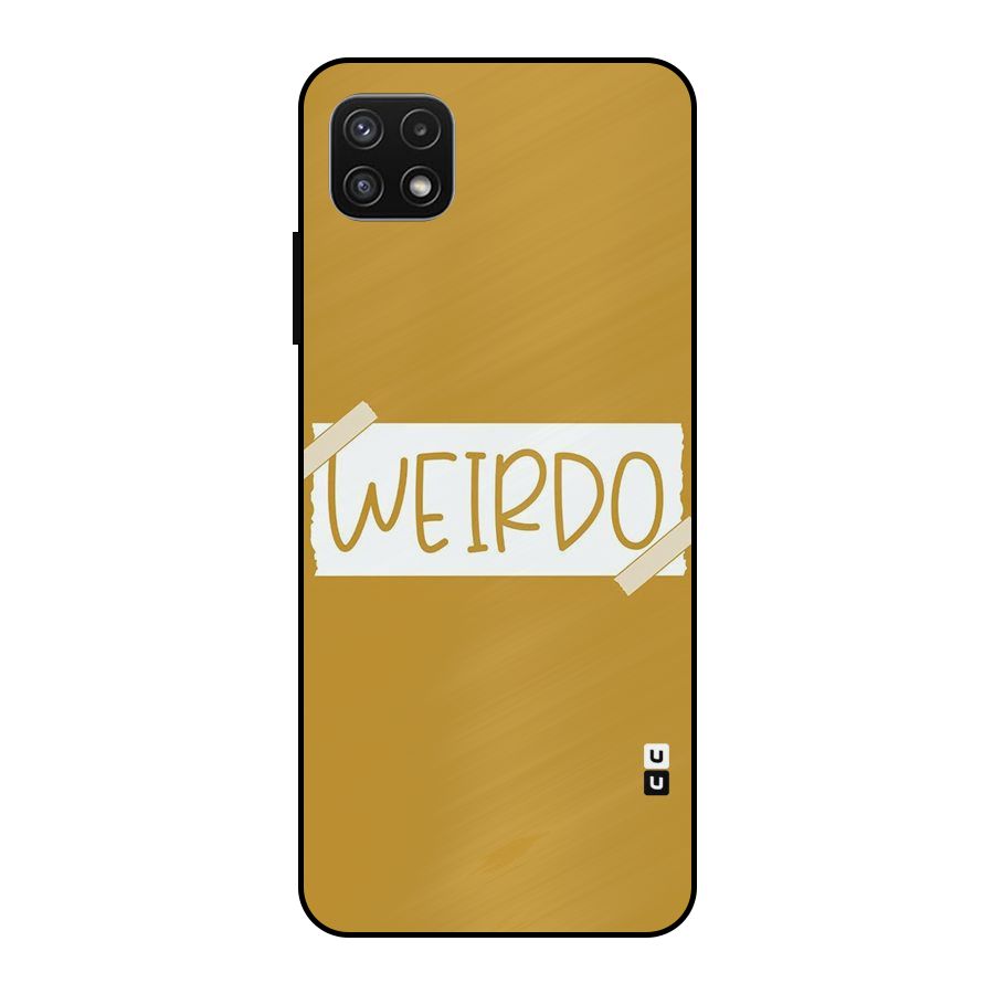 Simple Weirdo Metal Back Case for Galaxy A22 5G