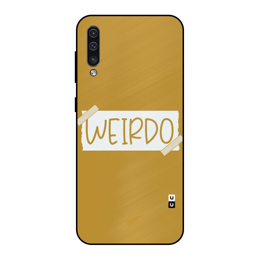 Simple Weirdo Metal Back Case for Galaxy A30s