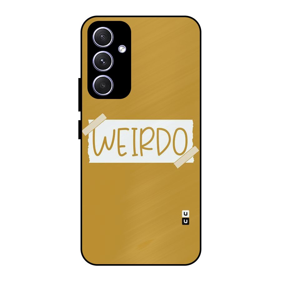 Simple Weirdo Metal Back Case for Galaxy A54