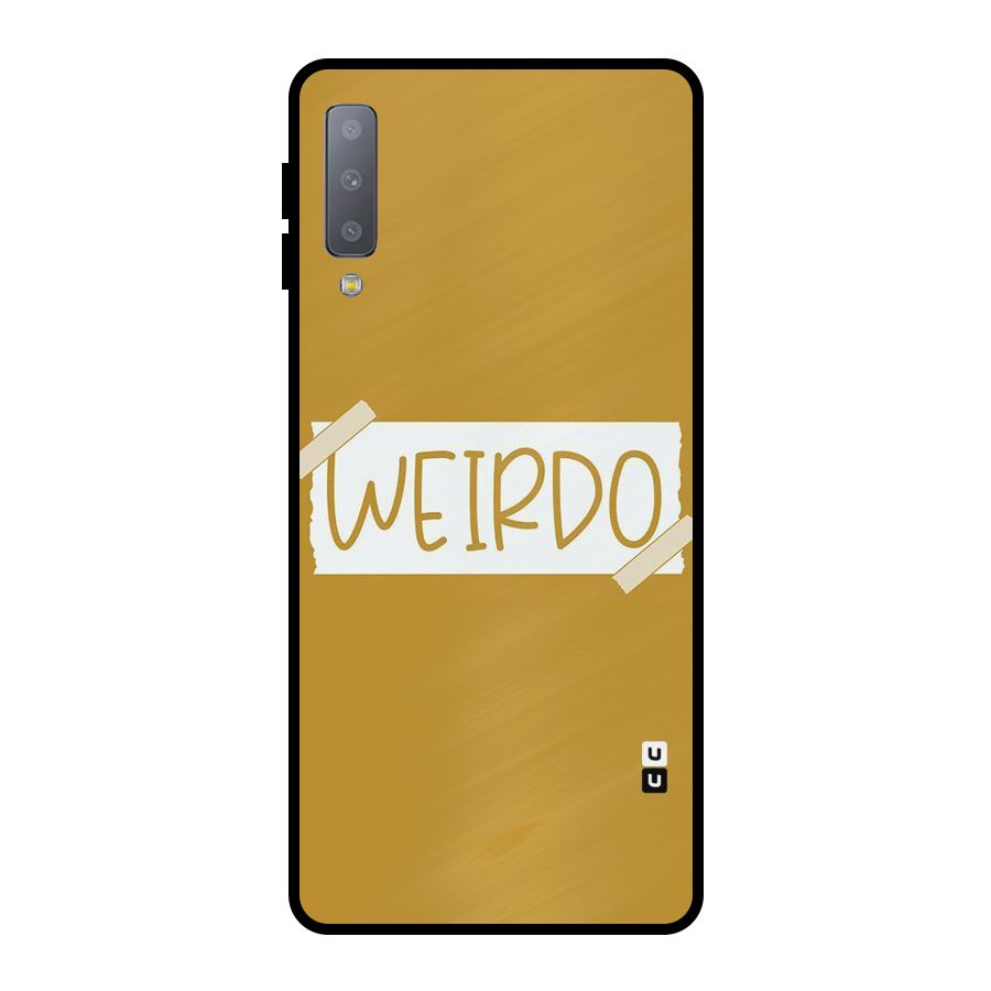 Simple Weirdo Metal Back Case for Galaxy A7 (2018)