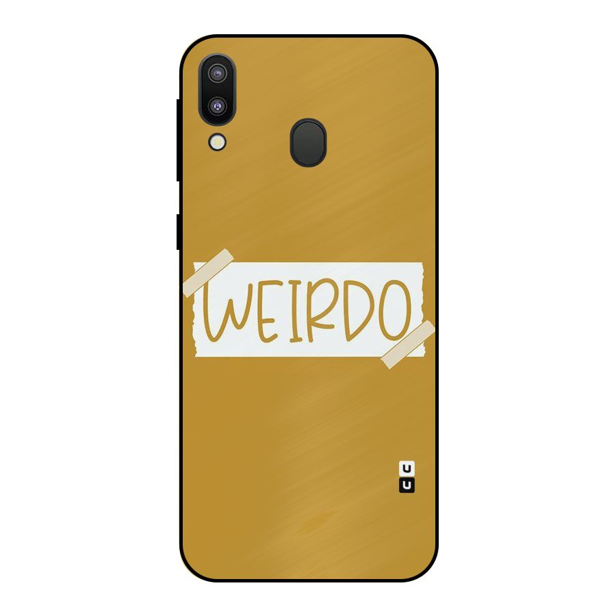 Simple Weirdo Metal Back Case for Galaxy M20