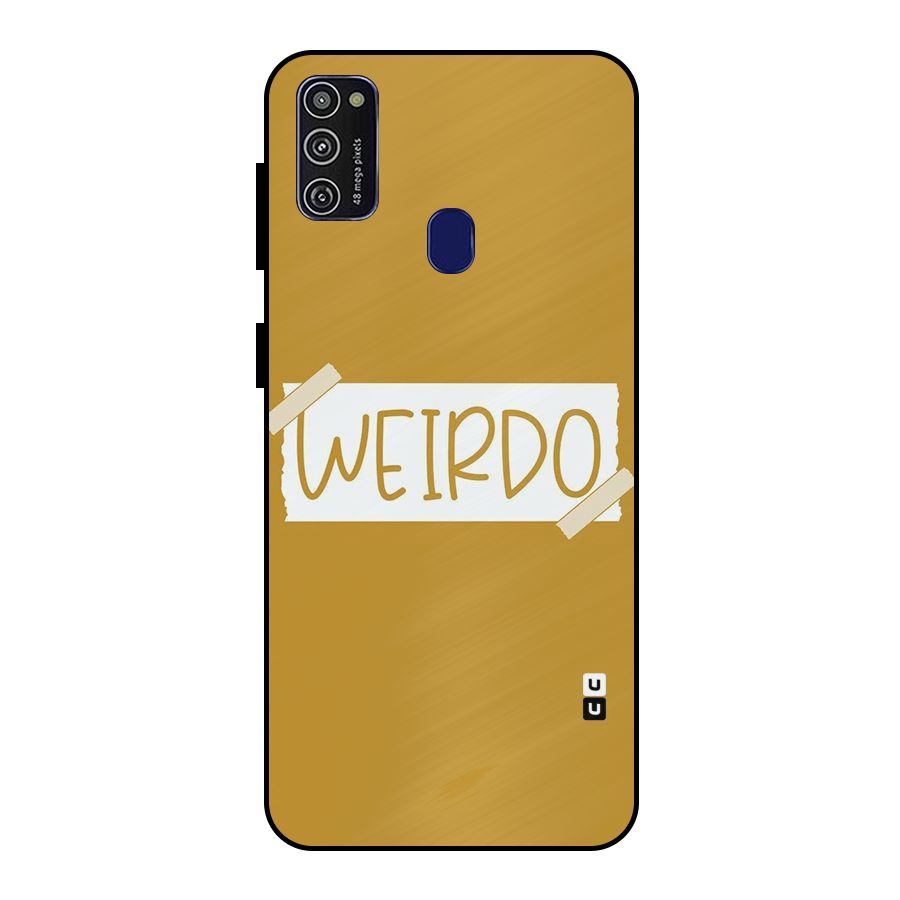 Simple Weirdo Metal Back Case for Galaxy M21