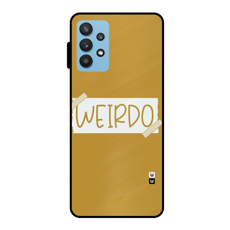 Simple Weirdo Metal Back Case for Galaxy M32 5G