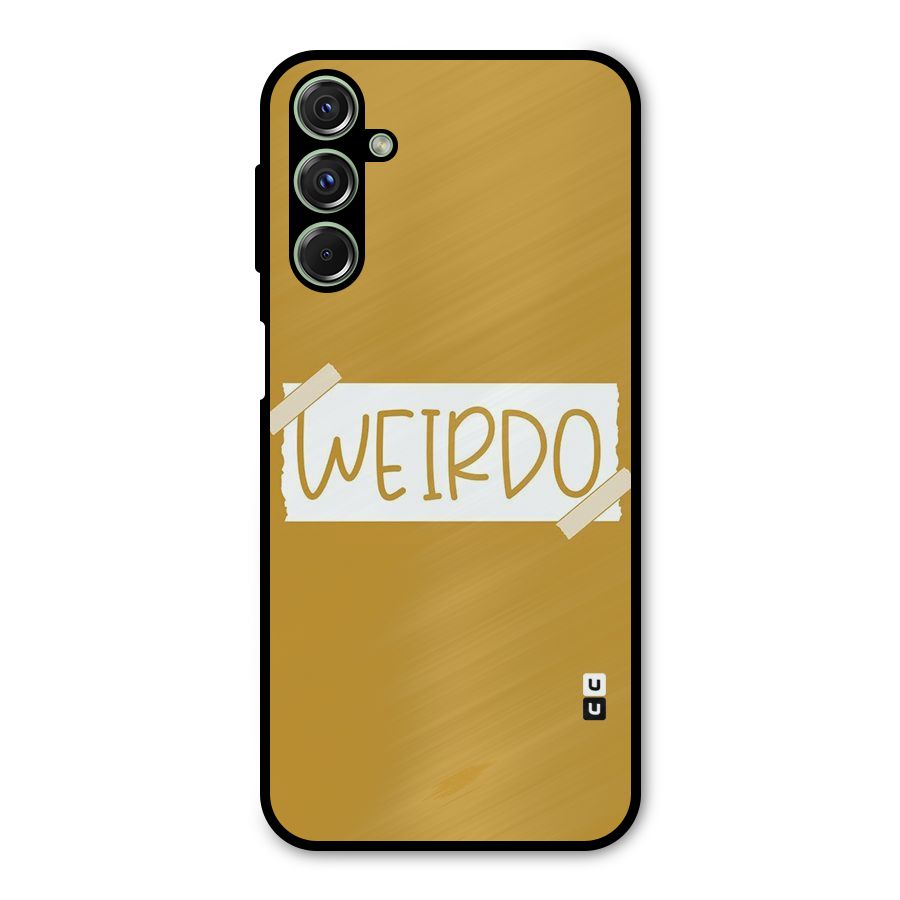 Simple Weirdo Metal Back Case for Galaxy M34